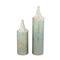 Set of 2 Turquoise Metal Rustic Vase, 25&#x22;, 18&#x22;